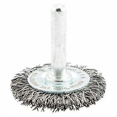 Wire Wheel Brush Shank Mount 1/4 L Trim