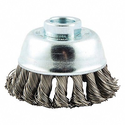 Knot Wire Cup Brush Threaded Arbor Mount