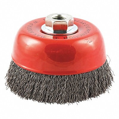 Crimped Wire Cup Brush 1-3/8 L Trim