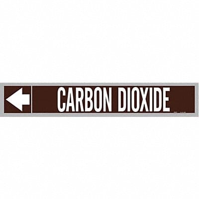 Pipe Mrkr Carbn Dioxde 2in H 12in W