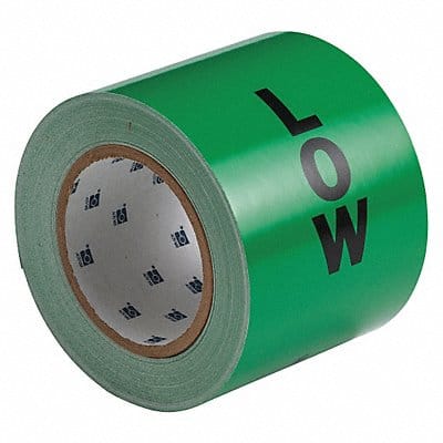 Pipe Marking Tape Grn 4in W 90ft Roll L