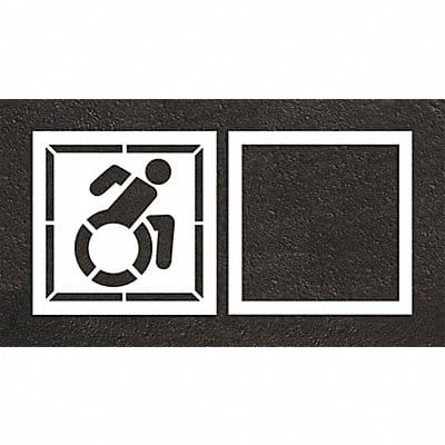 Pavement Stencil 56 W 0.125 Thick 2 pcs