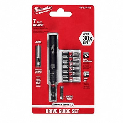 Magnetic Drive Guide Set 7-Piece Steel