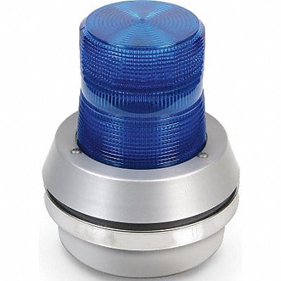 Horn Strobe Blue Cast Aluminum 24VDC