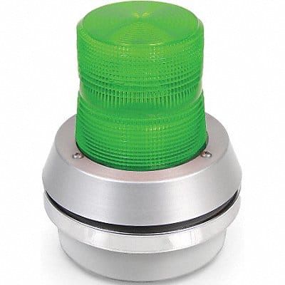 Horn Strobe Green Cast Aluminum 24VDC