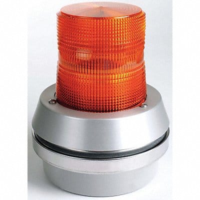 Horn Strobe Amber Cast Aluminum 120VAC