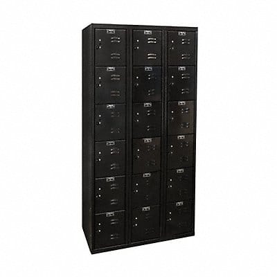 Bx Lckr 6x3Lckr Black 72 x36 x18 Assm