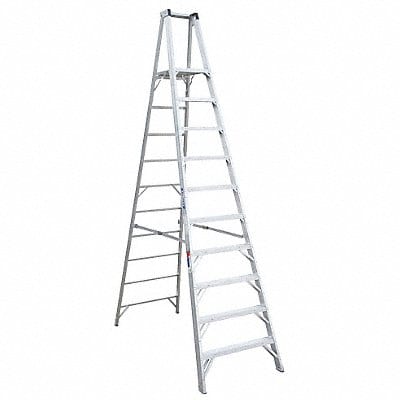 Platform Stepladder 10 ft Aluminum 300lb