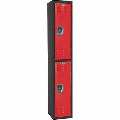 Lckr 2x1Lckr Red/Blk 72 x12 x18 UnAssm