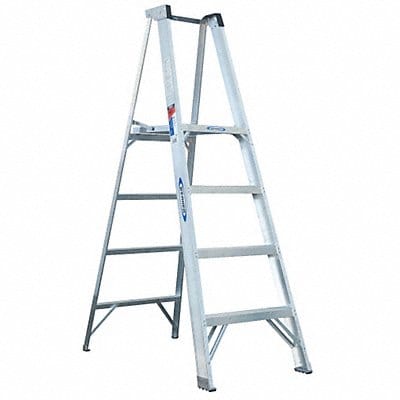 Platform Stepladder 4 ft Aluminum 300 lb