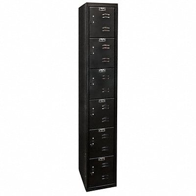 Bx Lckr 6x1Lckr Black 72 x12 x18 Assm