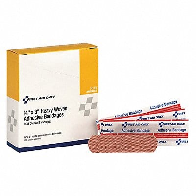 Adh Bandage Fabric 3/4 W 100/Box PK100