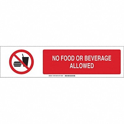 Sign Slider Insert 6x23 7/8in White Poly