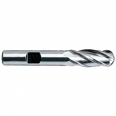 Ball End Mill Single End 7/16 Cobalt