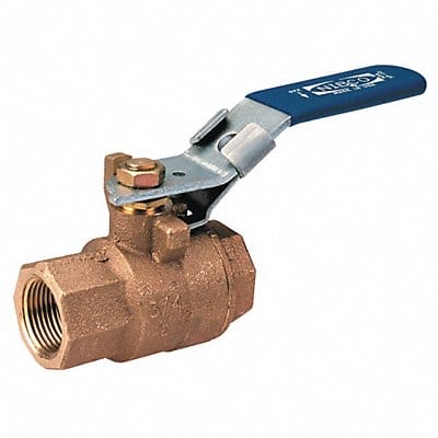 Bronze Ball Valve Inline FNPT 1 in