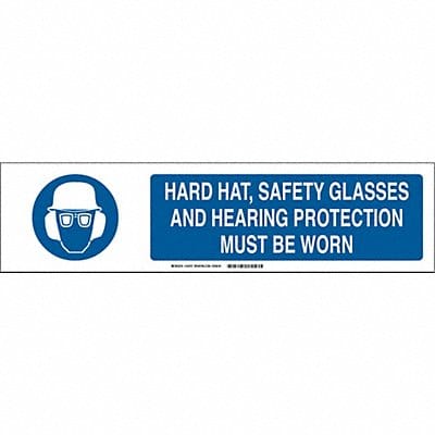 Sign Slider Insert 6x23 7/8in White Alum