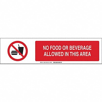 Sign Slider Insert 6x23 7/8in White Alum