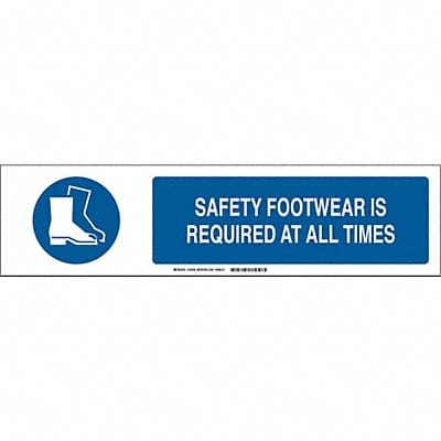 Sign Slider Insert 6x23 7/8in White Alum