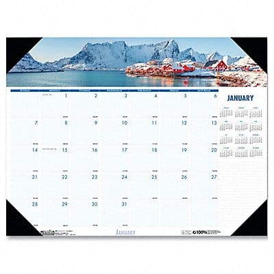 Desk Pad Calendar 22x17 In Coastlines