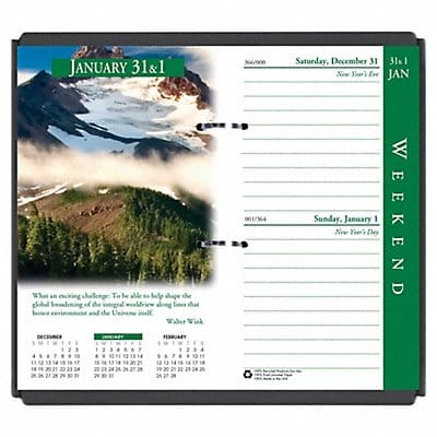 Calendar Refill Daily 3-1/2 x6 In Nature