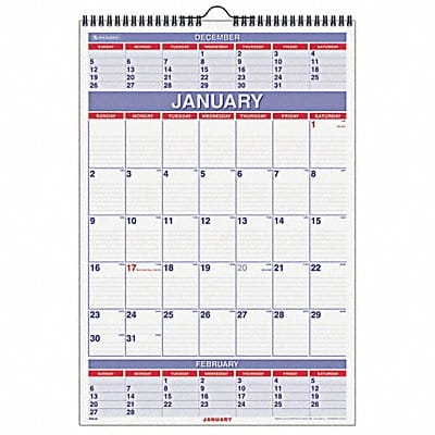 Wall Calendar 15-1/2x22-3/4 In.