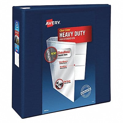 3-Ring Binder 4 Navy Blue