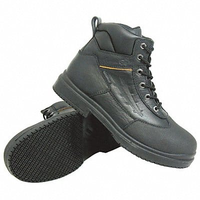 6-Inch Work Boot W 4 1/2 Black PR