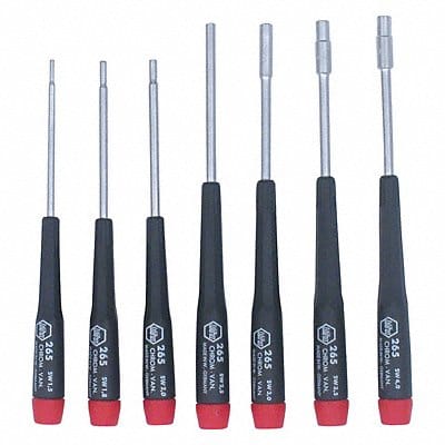 Solid Shank Precision Nut Driver Set