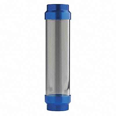 Clear Tube Grease Gun Barrel Blue Ends