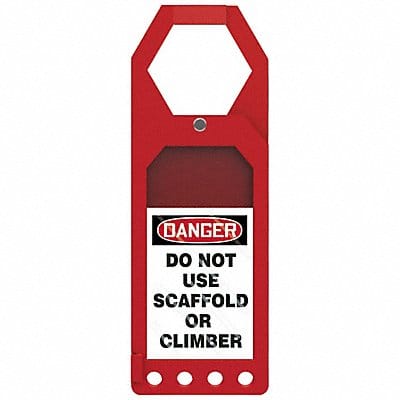 Status Alert Tag Holder 10in H 3 1/2in W