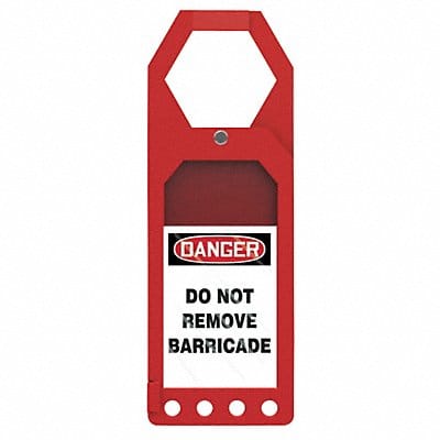 Status Alert Tag Holder 10in H 3 1/2in W