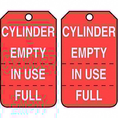 Sfty Tag 5 3/4in H 3 1/4in W Plstc PK25