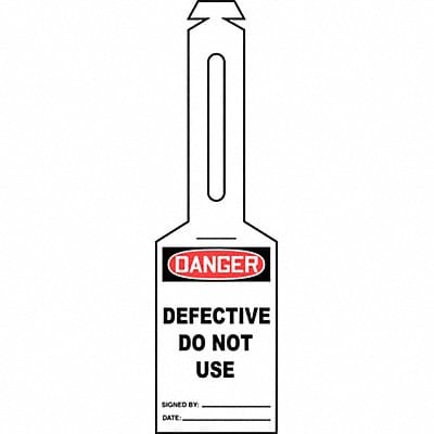 Loop n Strap Danger Tag 5 1/4in H PK25