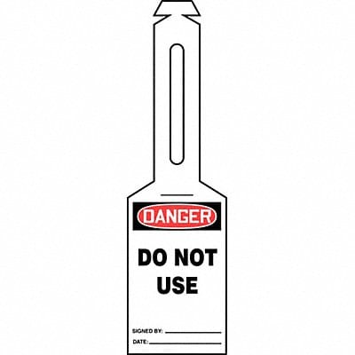 Loop n Strap Danger Tag 5 1/4in H PK25