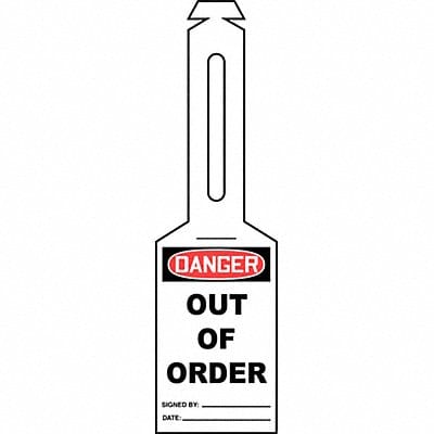 Loop n Strap Danger Tag 5 1/4in H PK25