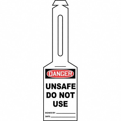 Loop n Strap Danger Tag 5 1/4in H PK25