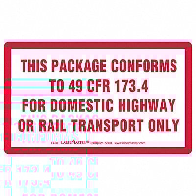 Label 3 H 5 W PK500