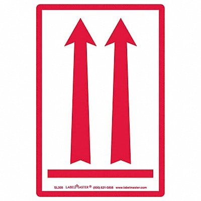 Arrows Label 4 H 6 W PK500