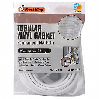 H3961 Weatherstrip 17 ft White
