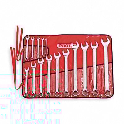 Combo Wrench St Steel Satin Stnrd Ofst