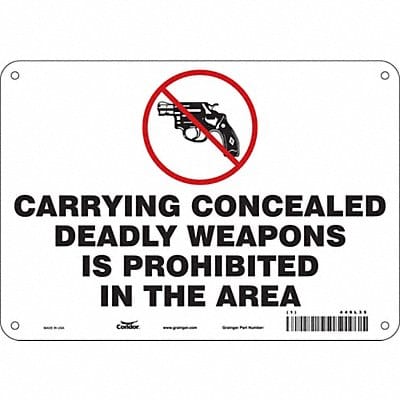 Safety Sign 7 in x 10 in Polyethylene