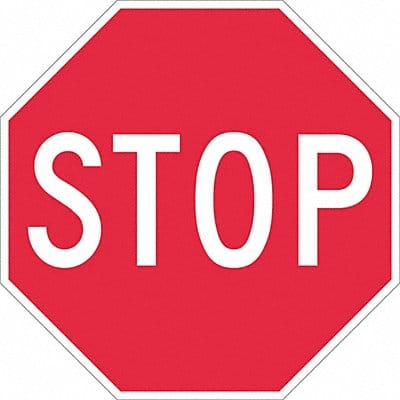 Stop Traffic Sign 24 x 24