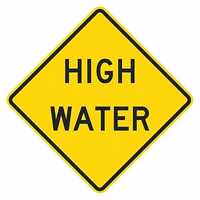 High Water Traffic Sign 24 x 24