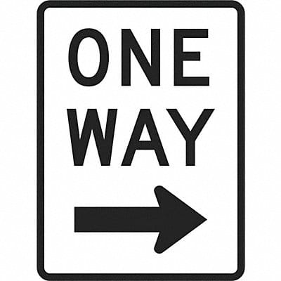 One Way Traffic Sign 24 x 18
