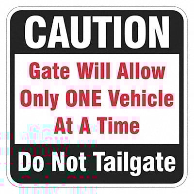 Parking Lot Gate Parking Sign 18 x 18
