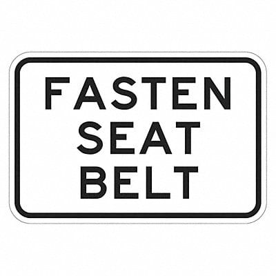 Buckle Up Traffic Sign 12 x 18