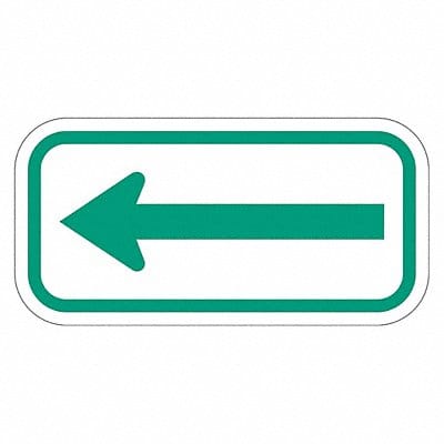 Arrow Supplemental Parking Sign 6 x 12