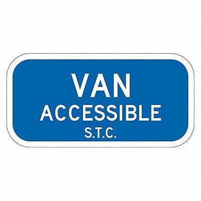 Handicapped Parking Sign 6 x 12
