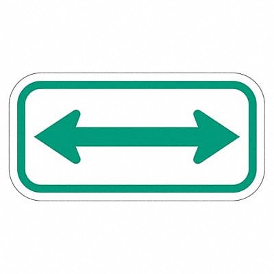 Arrow Supplemental Parking Sign 6 x 12