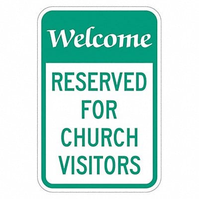 Church Parking Sign 18 x 12